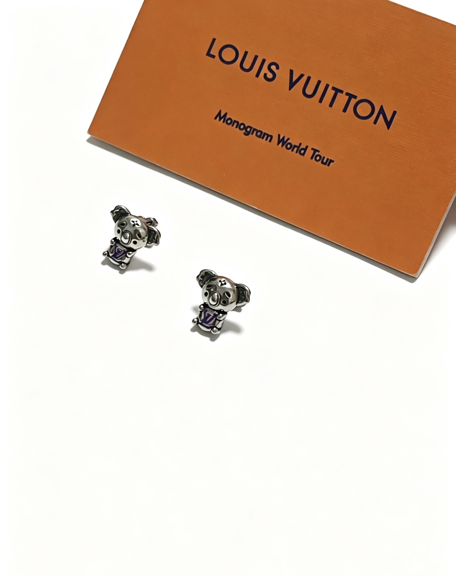 Louis Vuitton Koala Stud Earrings